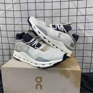 New ON Running Cloud Cloudnova White Sand Womens Casual Fashion Sneake